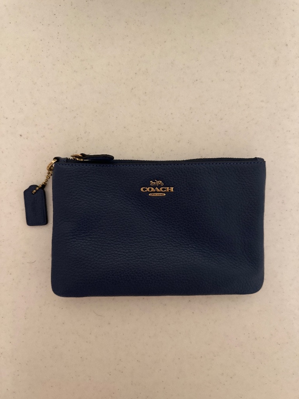 Coach clutch purse  dark blue